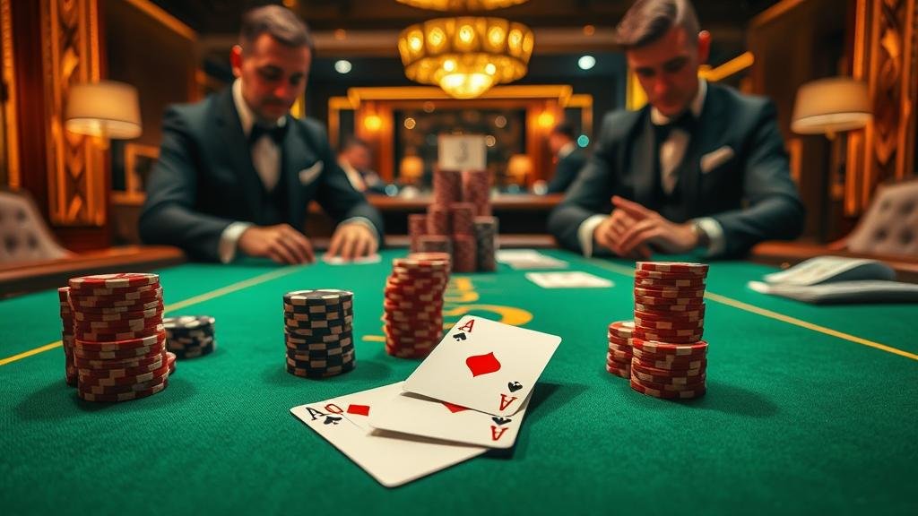 ตัวอย่างเค้าไพ่บาคาร่า ถนนใหญ่ และ ลูกปัด