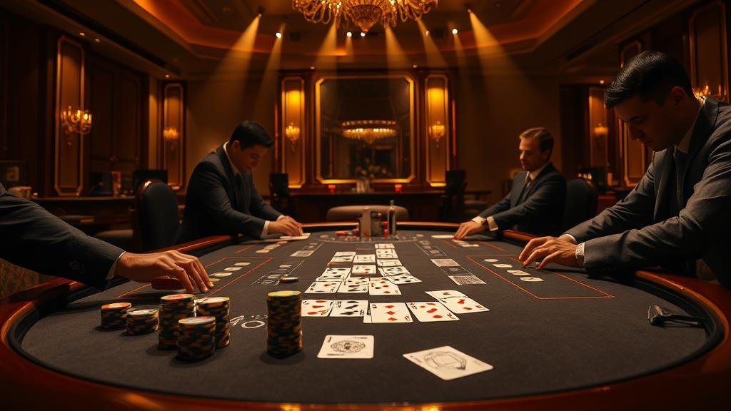 ตัวอย่างห้องบาคาร่าจาก Evolution Gaming