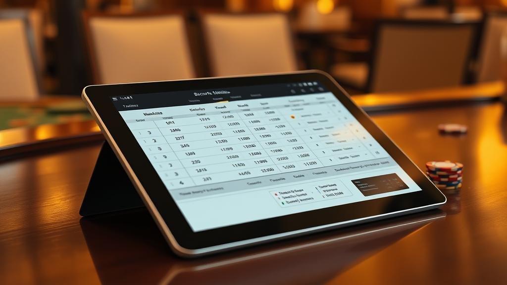 นักพนันบาคาร่ากำลังวิเคราะห์สถิติ