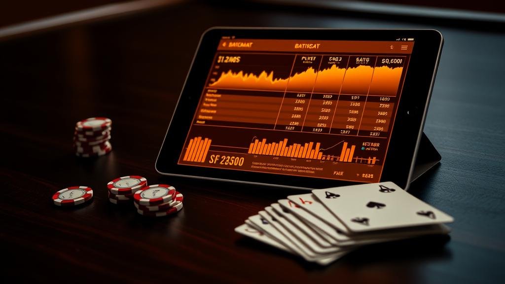 ตัวอย่างฮีตแมปแสดงการชนะต่อเนื่องของ Banker