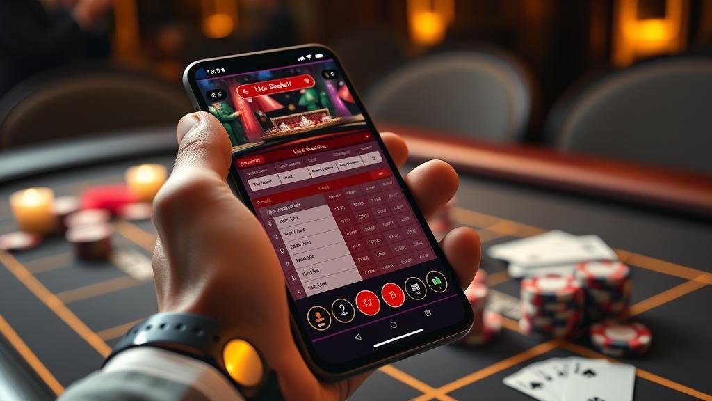 ดีลเลอร์กำลังบีบไพ่บาคาร่าสด