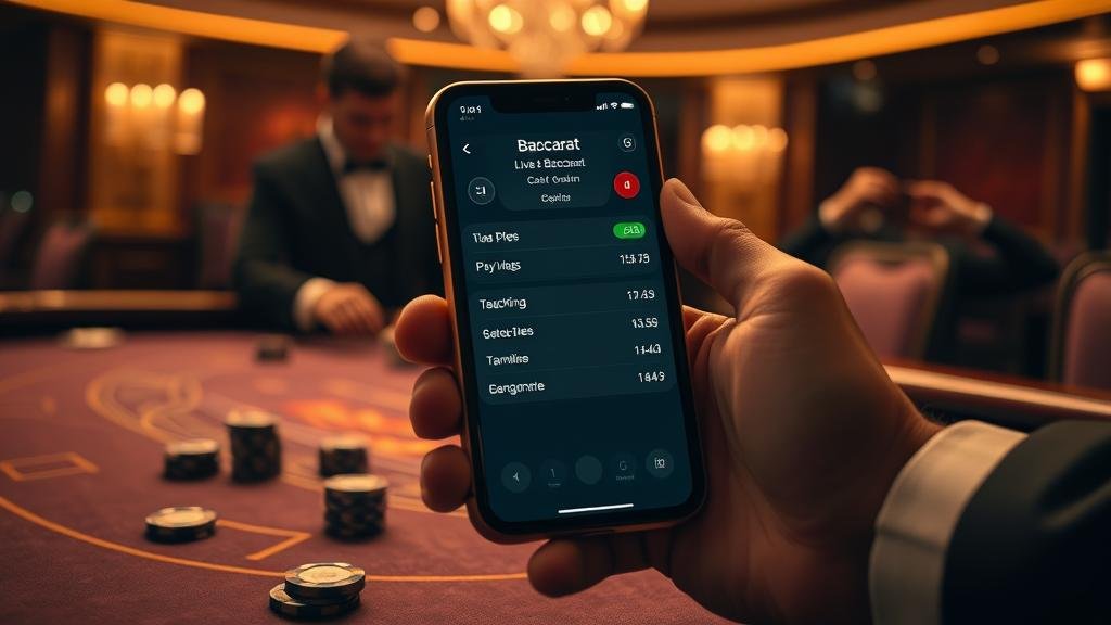 การวิเคราะห์สถิติบาคาร่าบนแท็บเล็ต