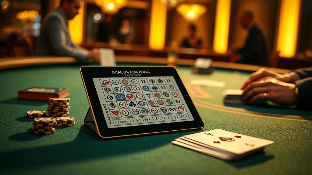 การวิเคราะห์เค้าไพ่บาคาร่าบนแล็ปท็อป