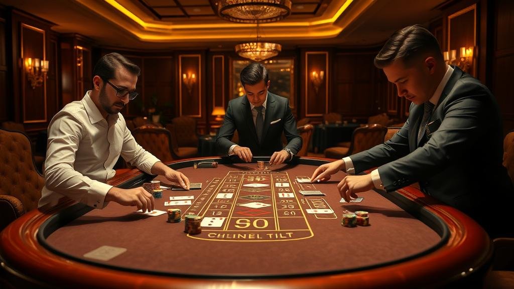 การสังเกตเค้าไพ่บาคาร่าบนจอใหญ่