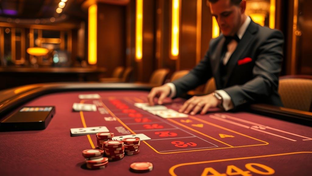 กราฟแสดงผลกำไรจากการเล่นบาคาร่า