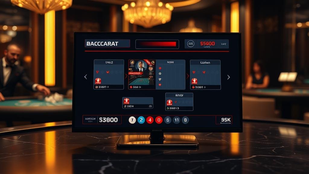 กราฟแสดงเป้าหมายกำไรและจุดหยุดขาดทุนบาคาร่า