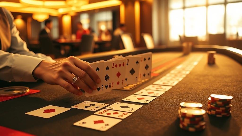 ภาพกราฟิกเกมบาคาร่าที่น่าตื่นเต้น