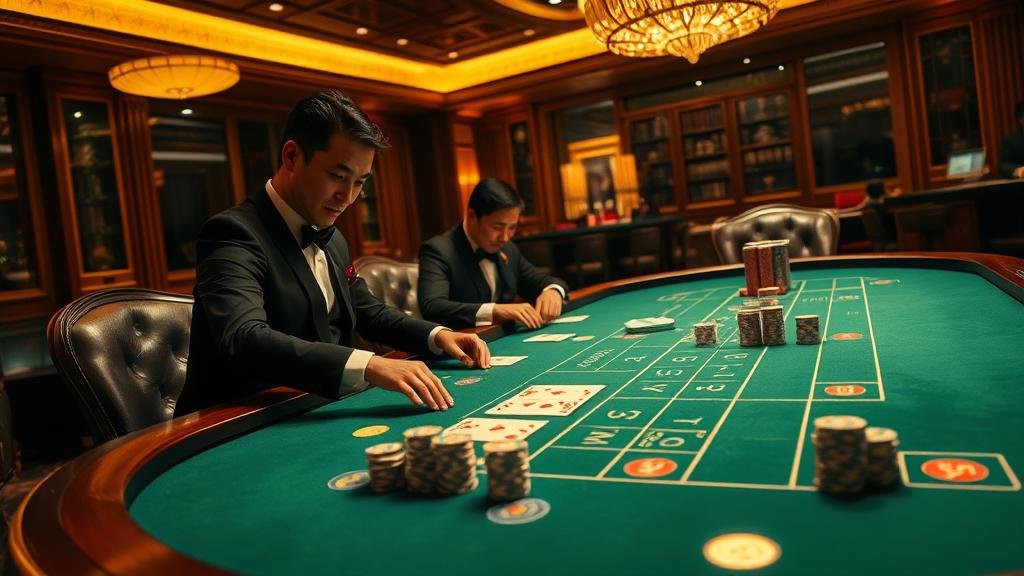 นักพนันมืออาชีพวางแผนการเล่นบาคาร่า