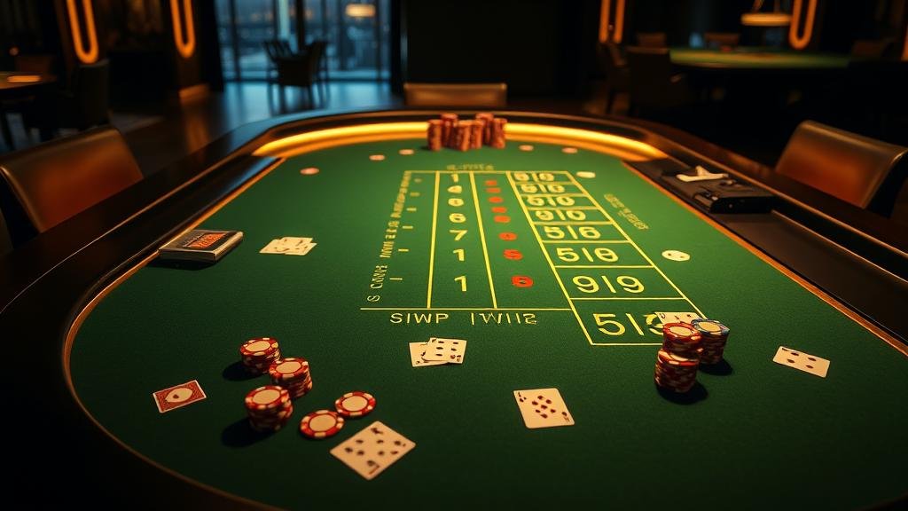 หน้าจอแสดงเค้าไพ่สามตัดในบาคาร่า EBet