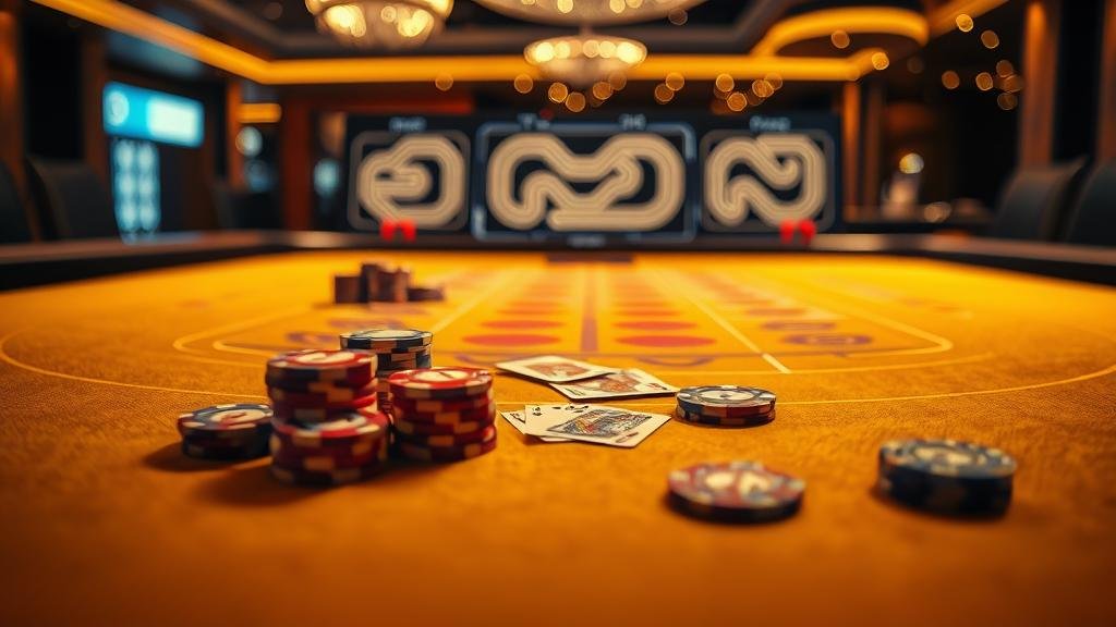 ภาพแสดงกลยุทธ์การเดินเงินบาคาร่า