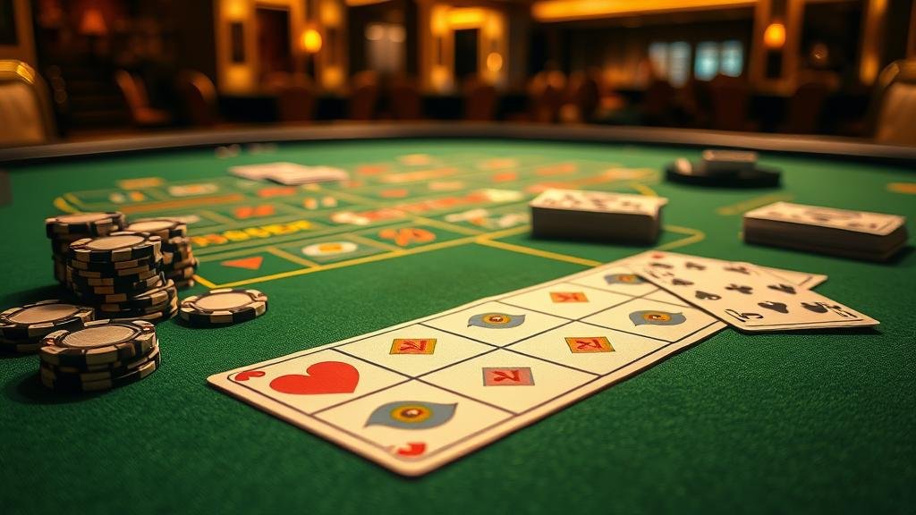 นักพนันกำลังใช้เทคนิคอ่านเค้าไพ่บาคาร่า