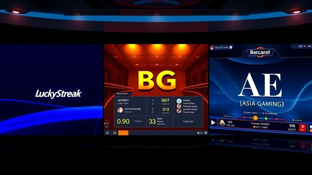 เคล็ดลับเลือกห้องบาคาร่า LuckyStreak, BG, AE: อัตราจ่าย VIP, สปีด, วัววัว ฉบ่าย