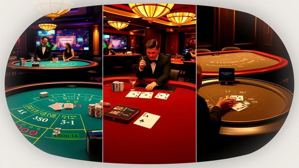 การเลือกห้องบาคาร่าบนเดสก์ท็อป