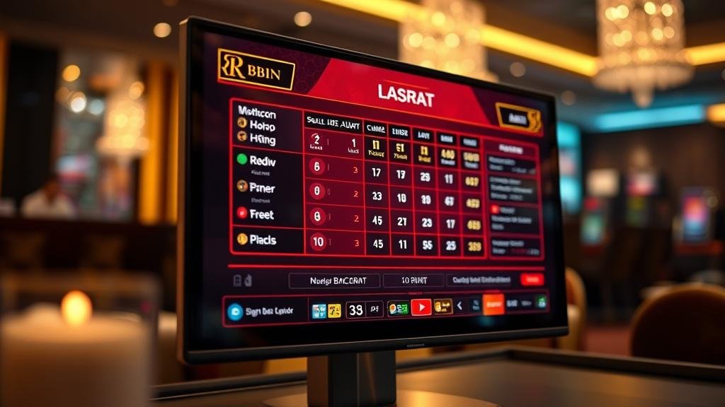 ภาพแสดงการบริหารเงินทุนและตั้งเป้ากำไรบาคาร่า