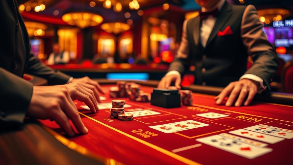 หน้าจอแสดงสถิติและอัตราจ่ายบาคาร่า