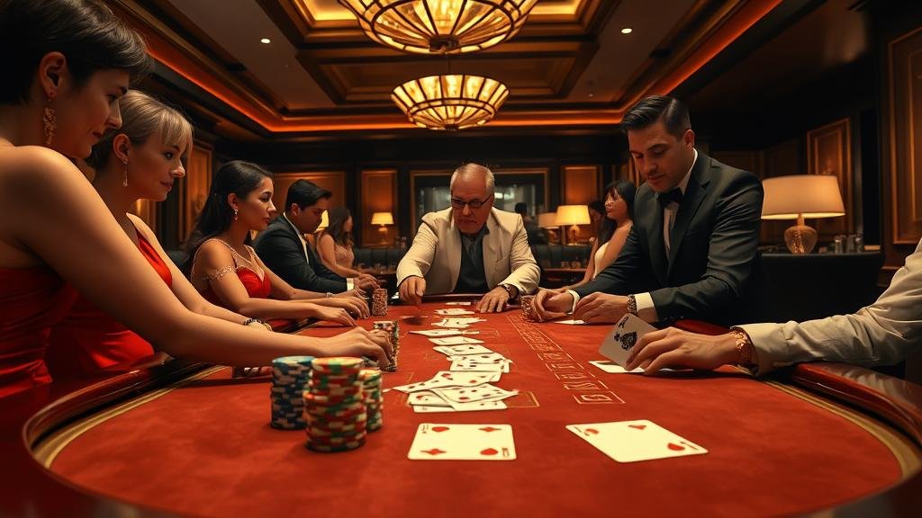 ตัวอย่างเค้าไพ่มังกรในบาคาร่า