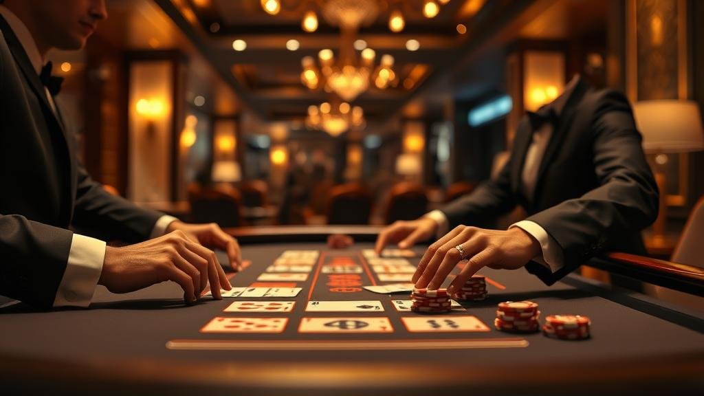 บรรยากาศห้องบาคาร่าสด N2Live