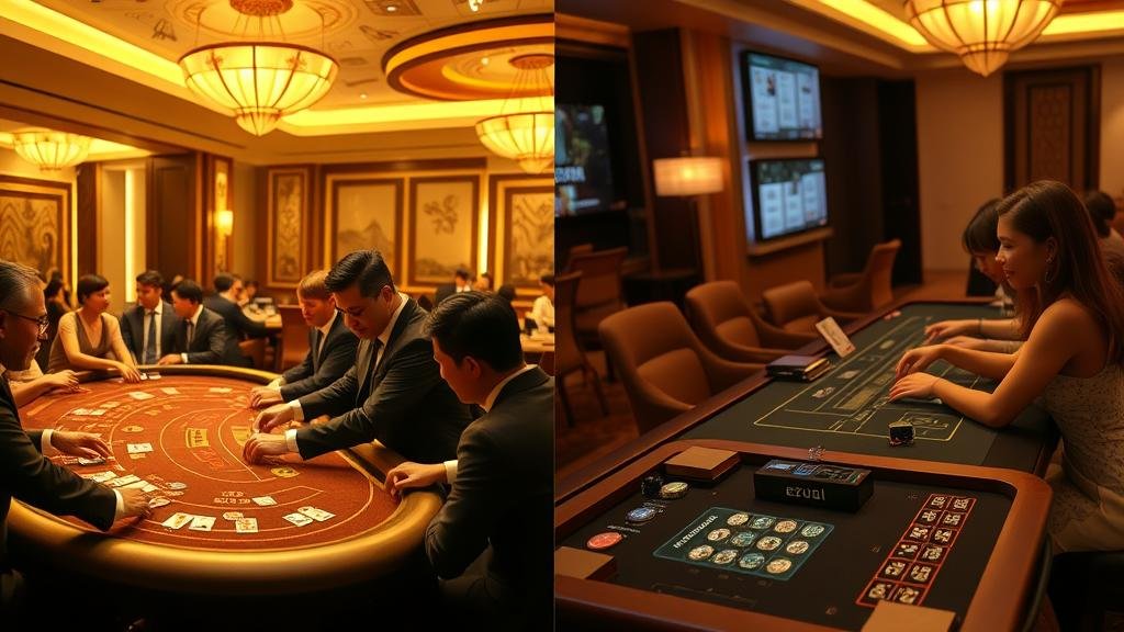 ตัวอย่างเค้าไพ่บาคาร่า: ถนนไม้ขีด, ปิงปอง, และลูกปัด