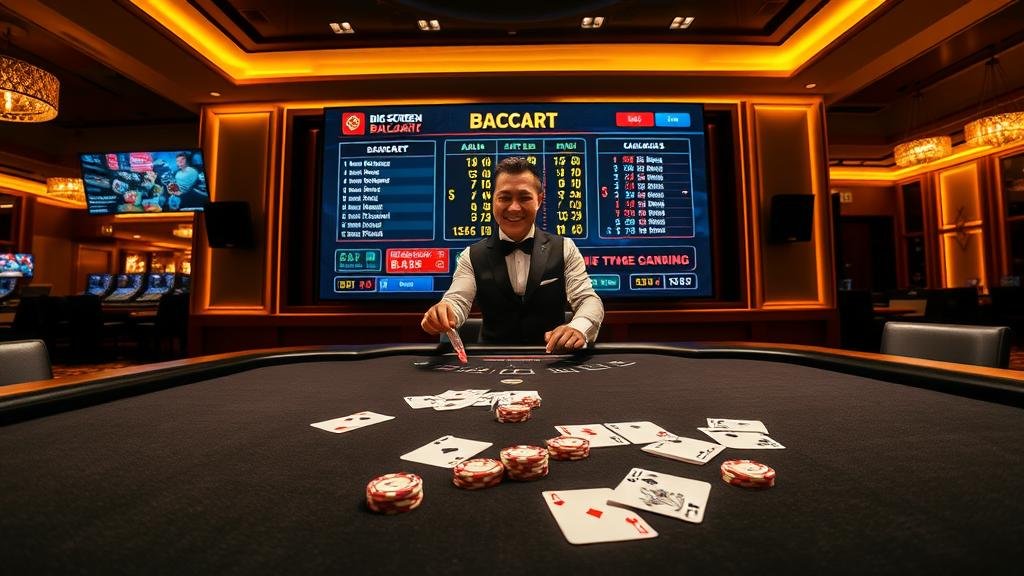 สถิติบาคาร่า Evolution บนจอใหญ่