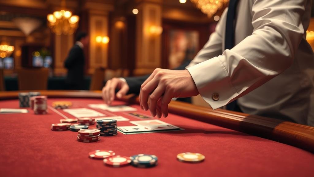 กราฟแสดงเปอร์เซ็นต์การชนะและอัตราจ่ายบาคาร่า