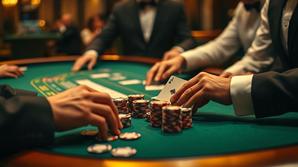 หน้าจอแสดงสถิติและรูปแบบการเล่นบาคาร่า