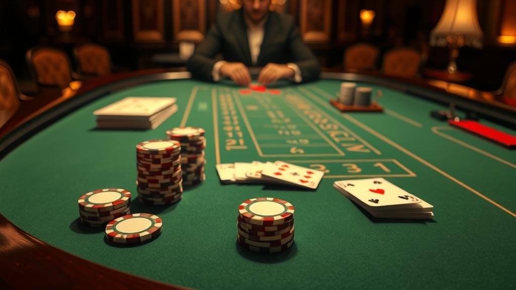 เค้าไพ่บาคาร่า ลูกปัด และมังกร