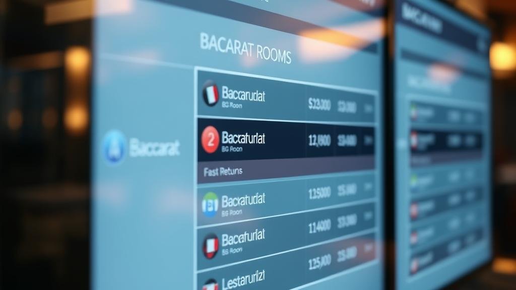 บาคาร่า: สูตรเลือกห้องเด็ด เช็คอัตราจ่ายคุ้มค่า พร้อมเทคนิคทำเงินฉบับเซียน