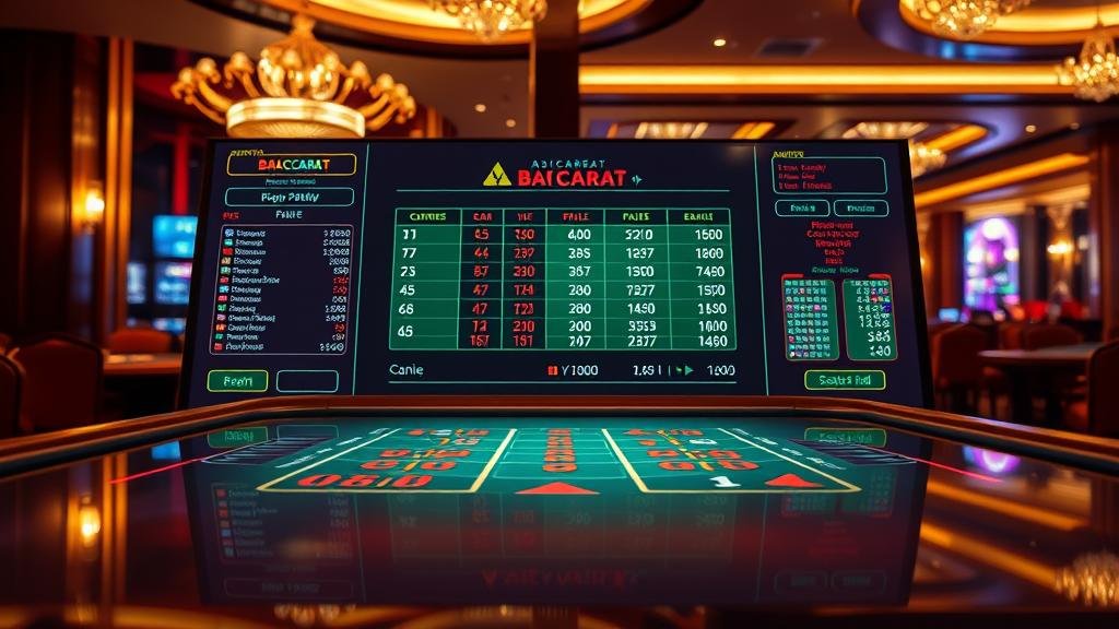 การแสดงผลอัตราจ่าย VIP ดึกในบาคาร่า