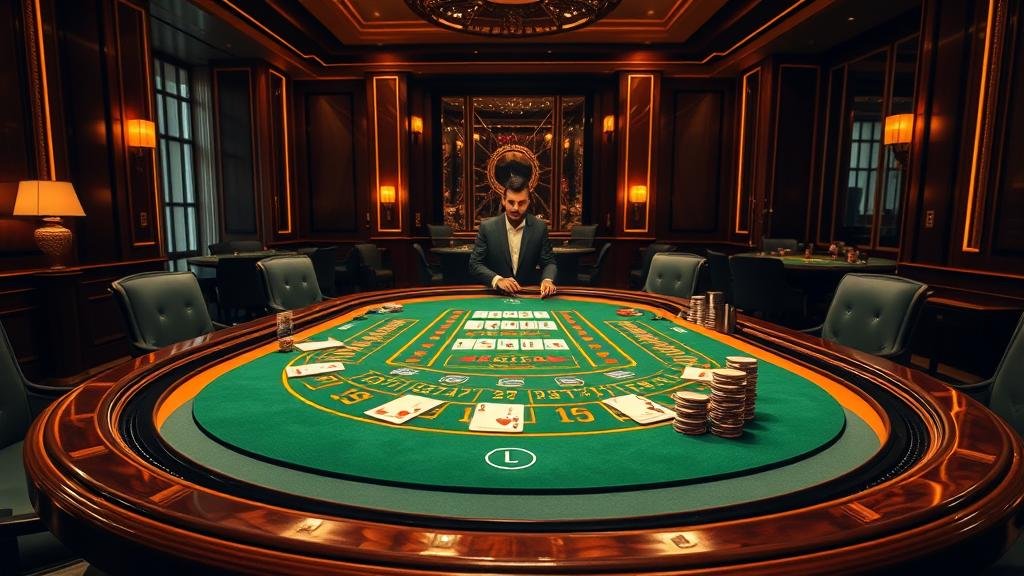 หน้าจอแสดงผลเค้าไพ่บาคาร่า