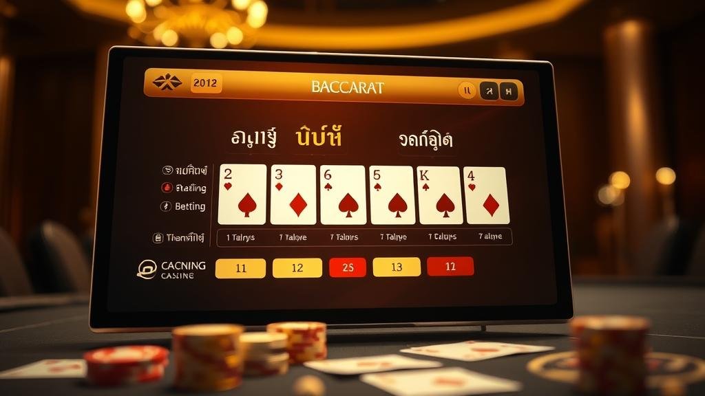 ภาพประกอบเกมบาคาร่าที่น่าตื่นเต้น