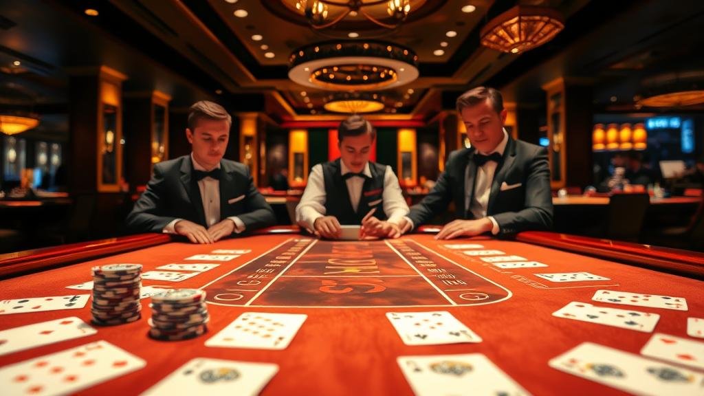 ภาพประกอบกลยุทธ์การเดินเงินบาคาร่าแบบบันได