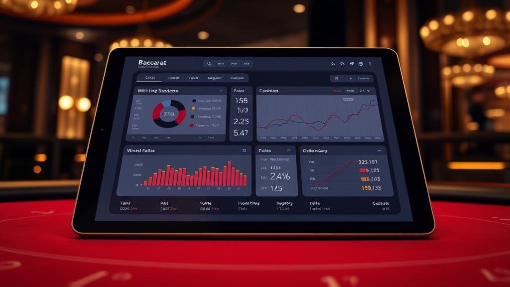 การเล่นบาคาร่าบนแท็บเล็ตพร้อมเทคนิคเดินเงิน