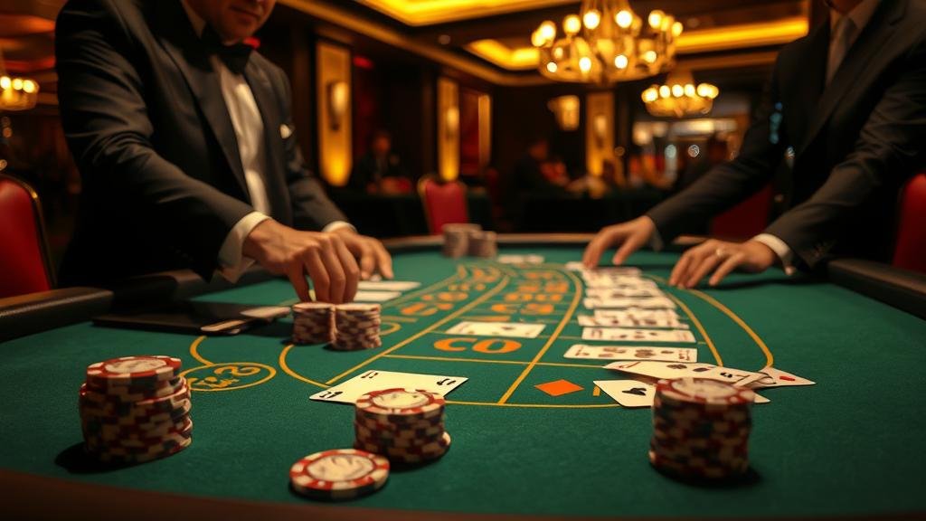 ภาพประกอบกลยุทธ์การเล่นและบริหารเงินบาคาร่า