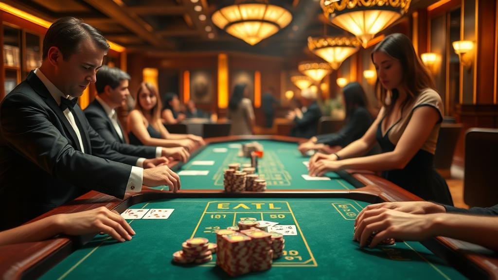 ตารางแสดงผลการออกไพ่บาคาร่า