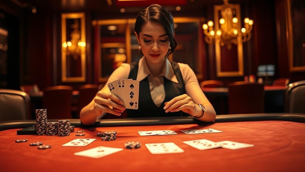 หน้าจอเกม LuckyStreak Baccarat ที่ใช้งานง่ายและทันสมัย