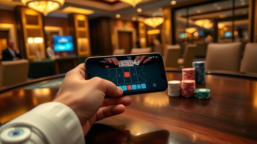 การอ่านเค้าไพ่บาคาร่าบนมือถือ