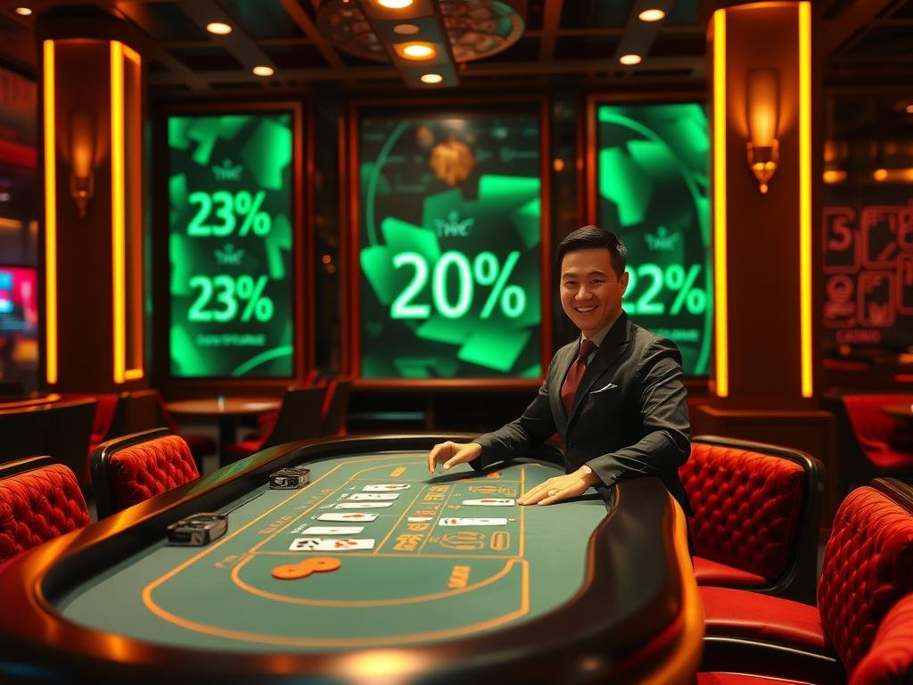 About High Standard Live Baccarat - Player Percentage Display, AE SA DG Providers Complete, Try Before Betting company