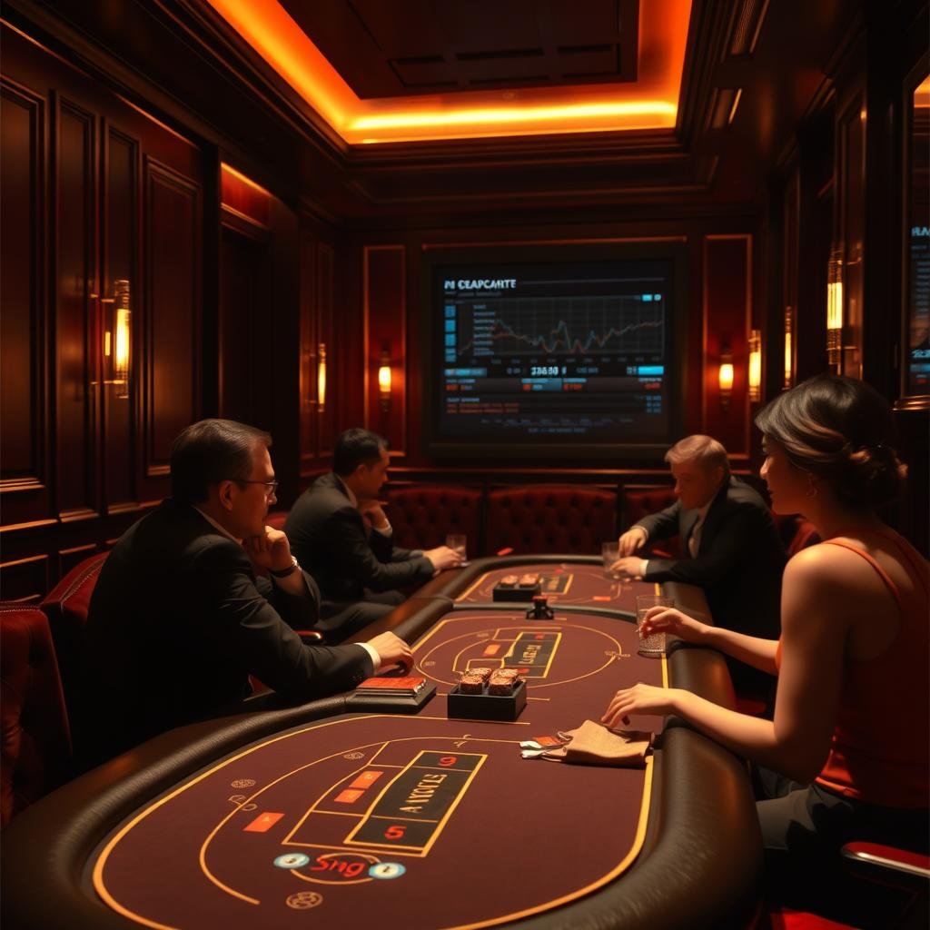 Baccarat VIP Special Room, Low Minimum Bets, Trend Viewing Support, Refer Friends for Commissions customer success background