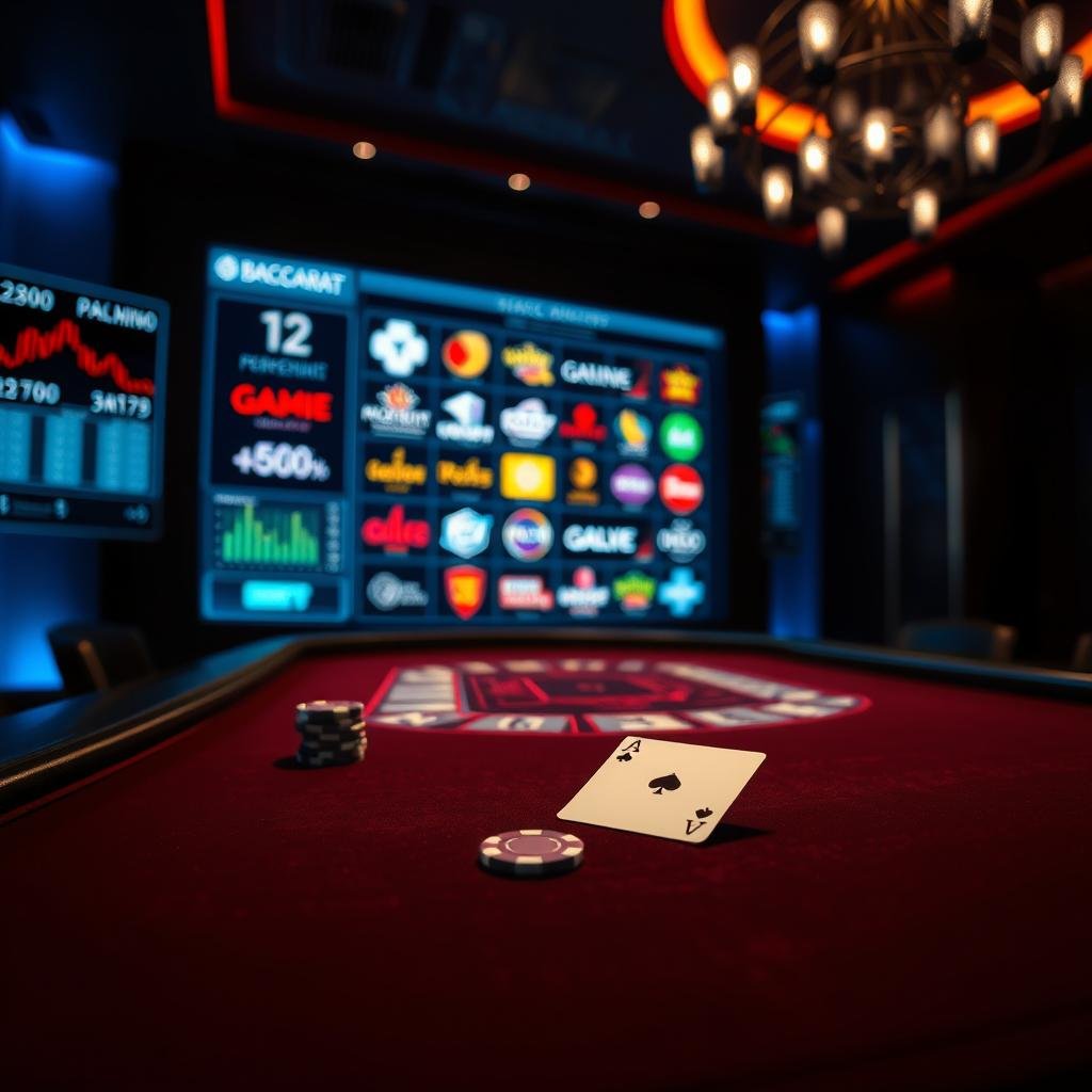 Clear Image True Web Baccarat, Showing Player Percentages, Full Range of Popular Providers, High Security Standards customer success background