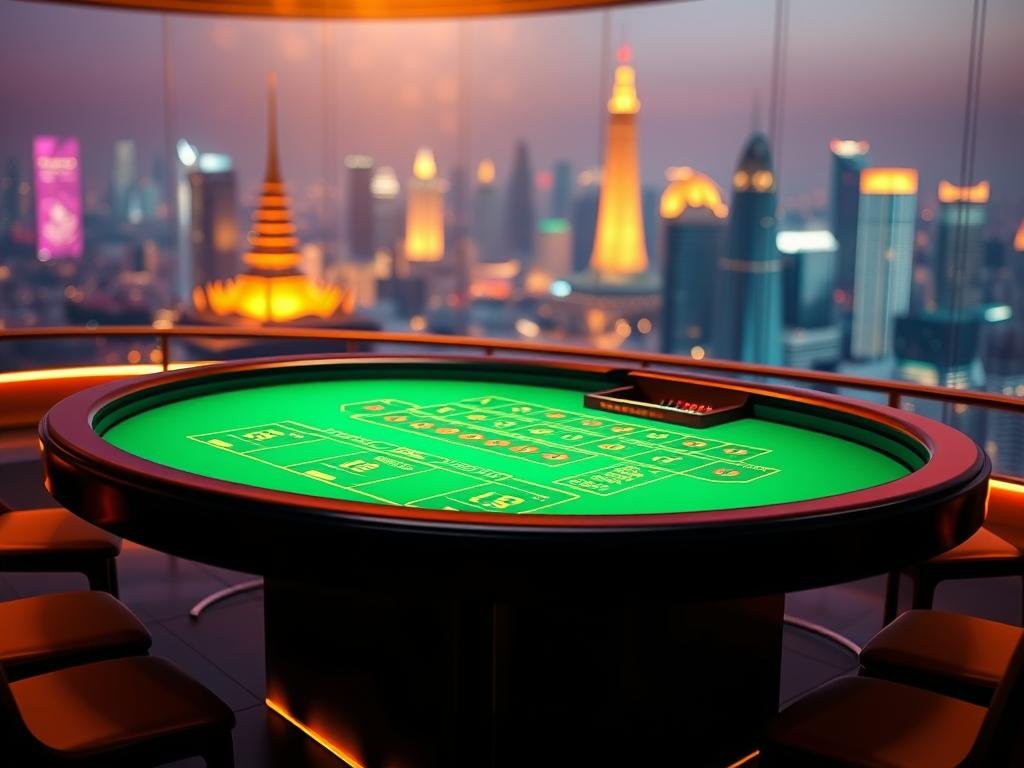 About Baccarat Minimum Bet Low, Easy Bet Placement, Speed Mode/No Commission Options, Thai Support Team company