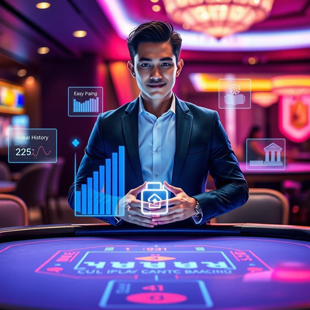 Multi-Angle Camera Baccarat, Easy-to-Read Stats Graphs, Clear Play History, Full Wallet & Bank Support casino representative