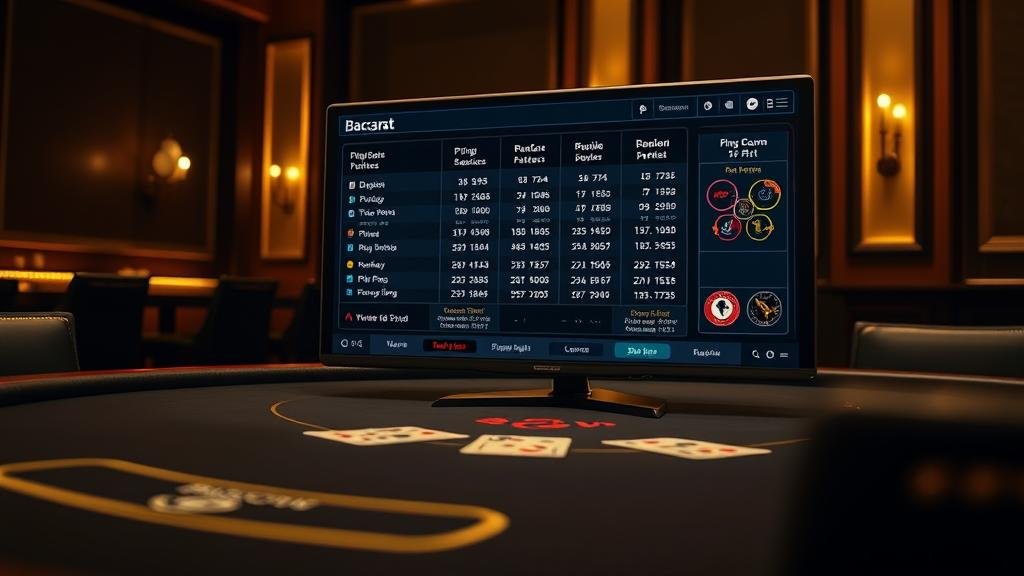 ภาพแสดงเค้าไพ่บาคาร่า เช่น ปิงปอง มังกร