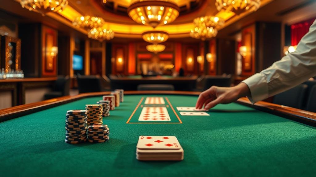 การเล่นบาคาร่าพร้อมแสดงแต้มไพ่