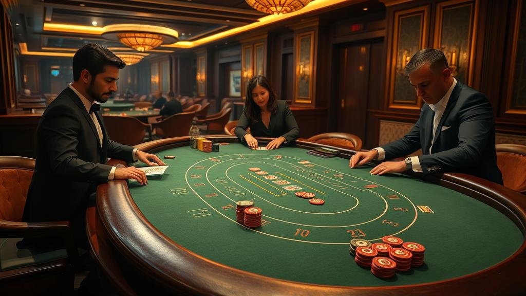 การใช้แท็บเล็ตเล่นบาคาร่าพร้อมเทคนิคเดินเงิน