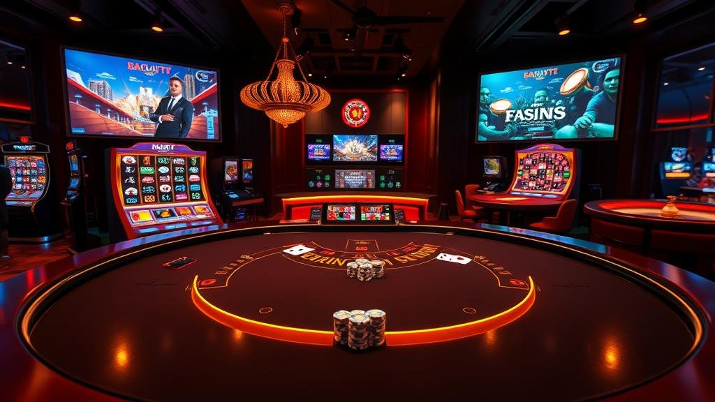 ผู้เล่นบาคาร่ากำลังลุ้นไพ่