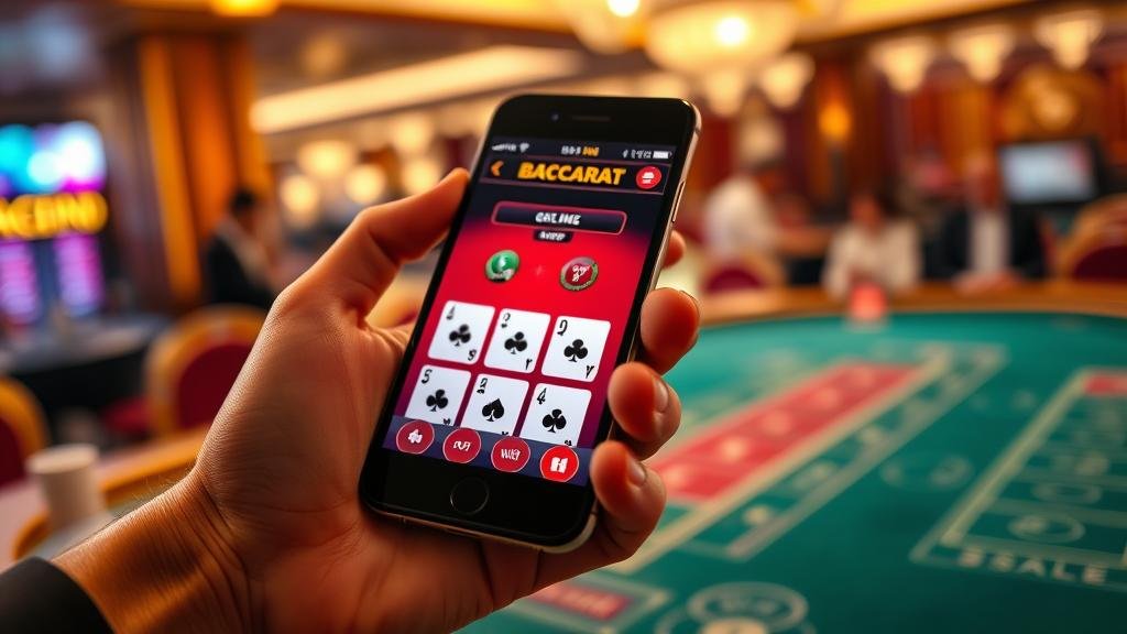 นักพนันบาคาร่ามือถือฉลองชัยชนะ