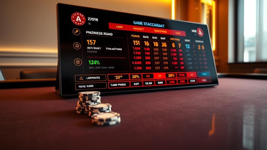 สถิติบาคาร่า ถนนใหญ่ (Big Road) แสดงผลลัพธ์การเดิมพัน