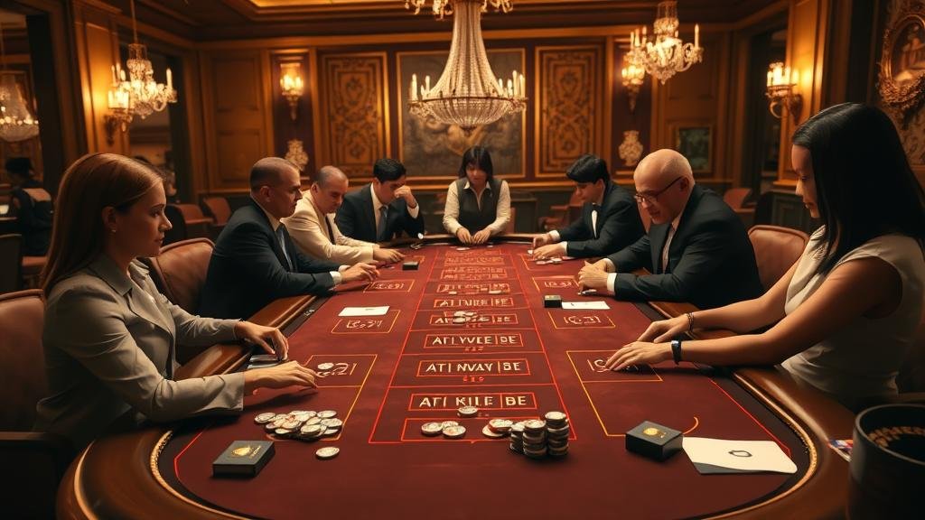 หน้าจอเกมบาคาร่า Playtech ที่มีฟีเจอร์หลากหลาย