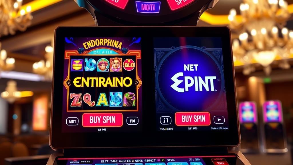 เปรียบเทียบเกมสล็อต NetEnt และ Endorphina พร้อมฟีเจอร์ซื้อสปิน