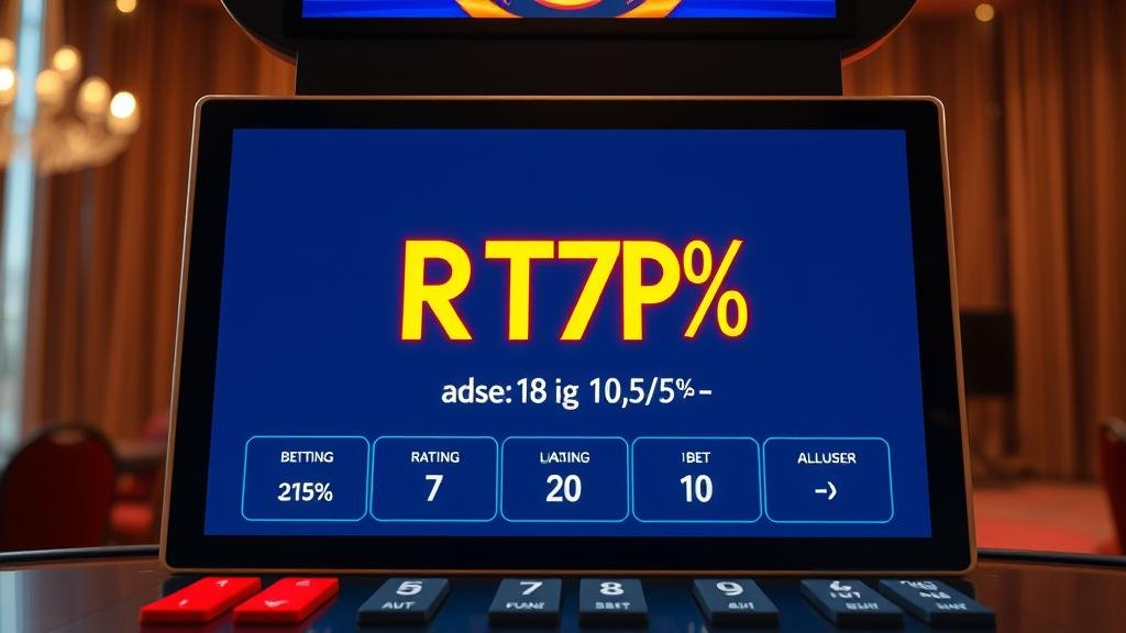 การปรับระดับการเดิมพันบนหน้าจอเกมสล็อต